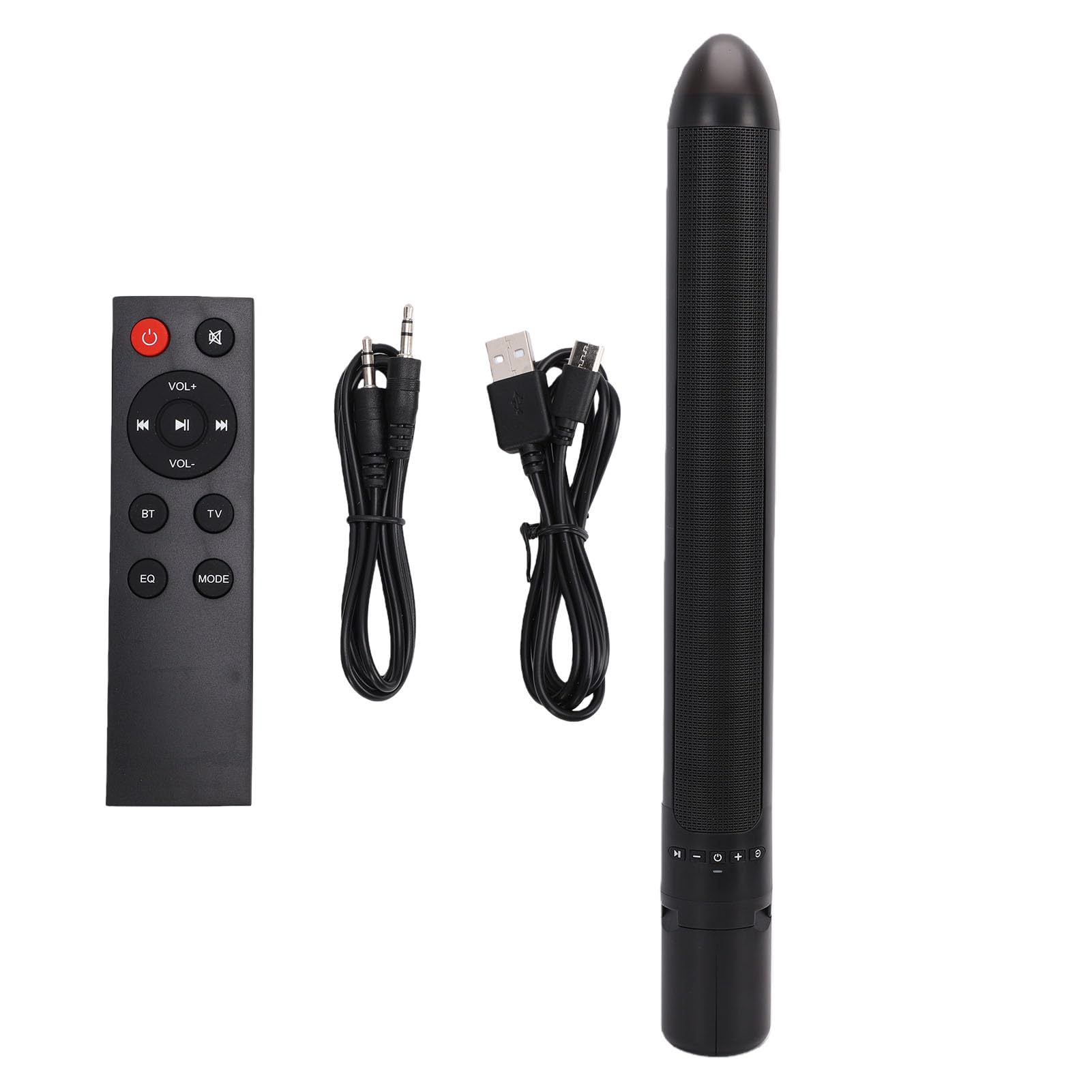 Système Audio 2.1 Canaux avec Caisson de Basses, Haut-parleurs TV, Home Cinéma, Son Surround, Bluetooth 6.0, Batterie 2000 MAh, Entrées AUX et USB, Idéal pour Les Films