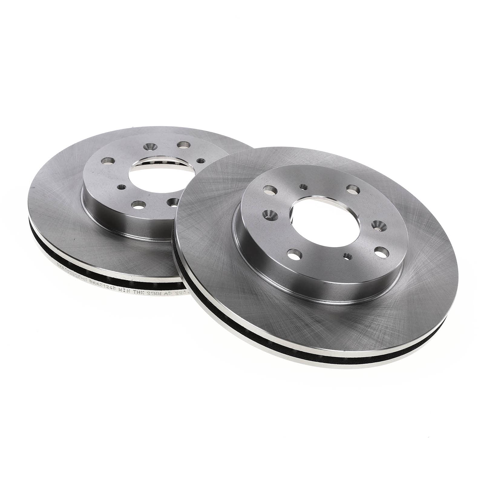 A-Premium Front & Rear Disc Brake Rotors and Pads Kit Compatible with Honda Accord 1998-2002 Acura CL 1998-1999 L4 2.3L 12-PC Set