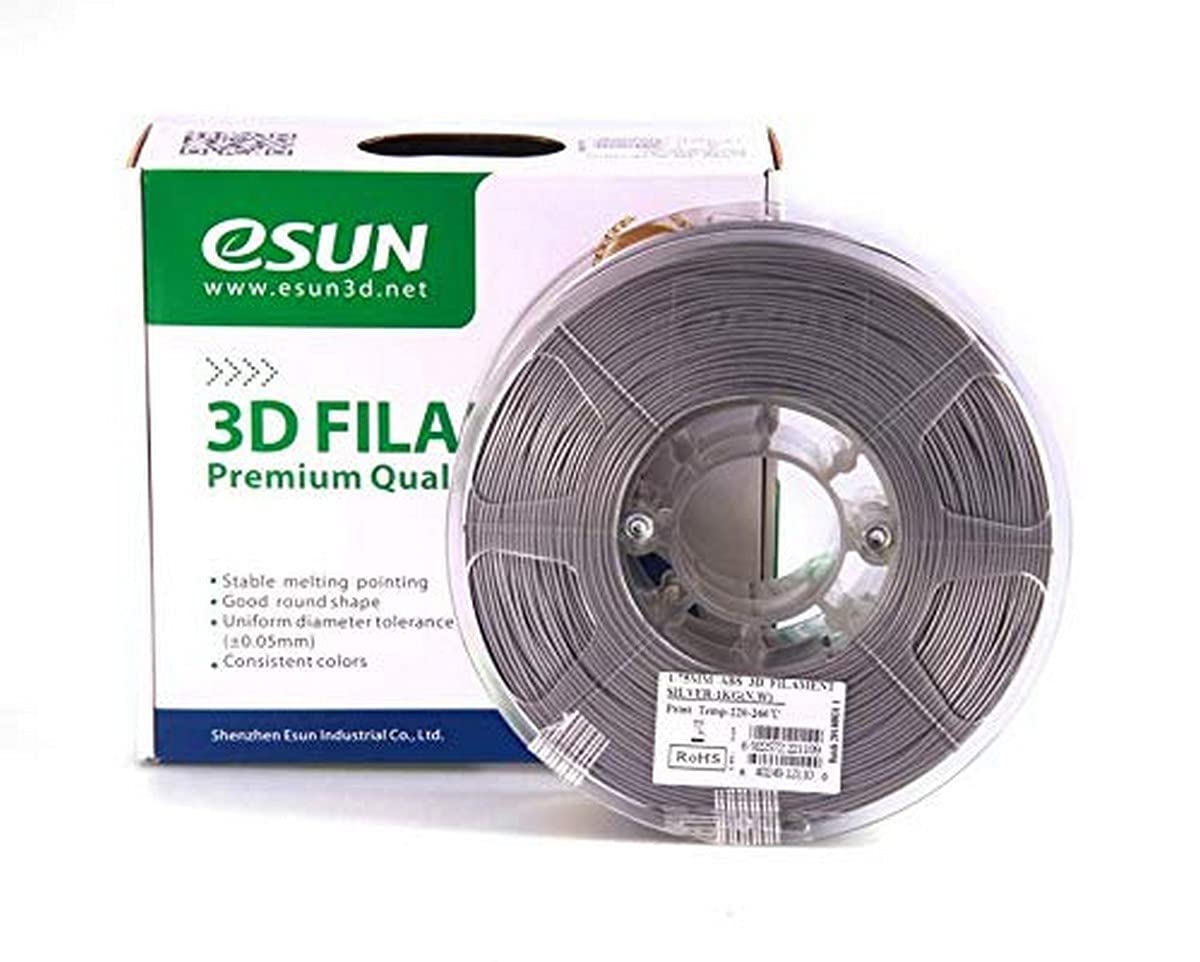eSUNPLAPlus Filament, Silver, 1.55 kg