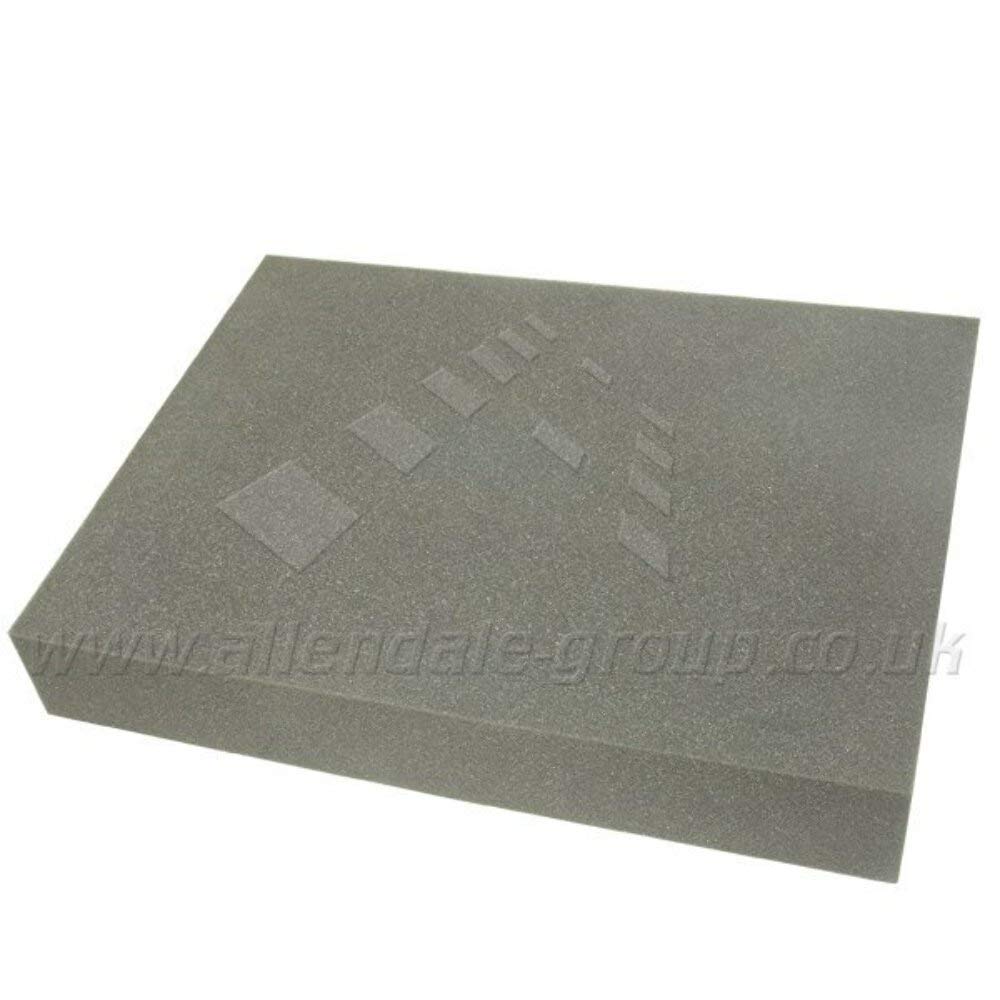 ROC Cases Solid Foam Block Insert L440 x W310 x H90mm, ideal for EN-AC-FC-A501 Flight Case, For Protecting Tools, Camera Equipment and Other Fragile Items