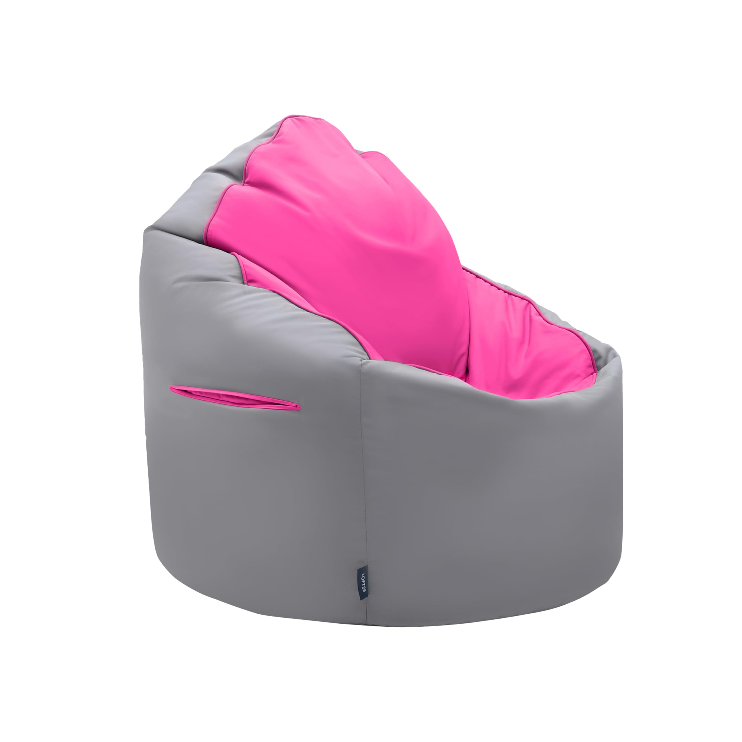 Loft 25 Pouf de jardin pour adulte | Jouet confortable intérieur/extérieur, salon | Dossier haut, résistant à l'eau, doux au toucher | Design ergonomique léger