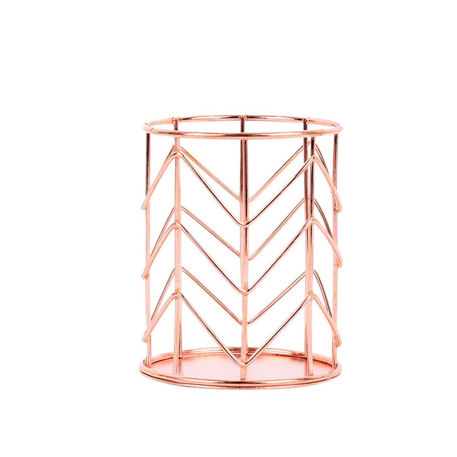 JINGYAN Pencil Holders Multifunctional pen holder home desk stationery storage box(Pink)