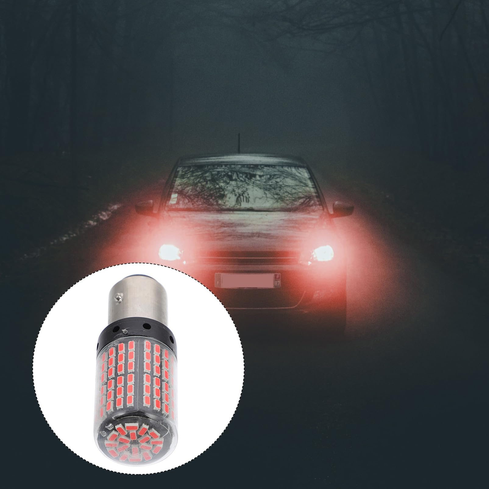 Cabilock LED Samochodowa Lampa Kierunkowskazu z Funkcją Stroboskopową Czerwona Żarówka Hamulcowa Bad Wodoodporna i Trwała Łatwa Instalacji