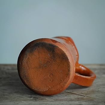 Amazon.co.jp: 19世紀 フランス 茶釉 蓋付ピッチャー