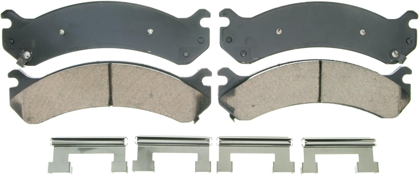 Wagner QS ZD784 Disc Brake Pad Set, Chamfered Edges for Smooth, Quiet Stops, Fits 2001–2010 Chevrolet Silverado 2500 HD