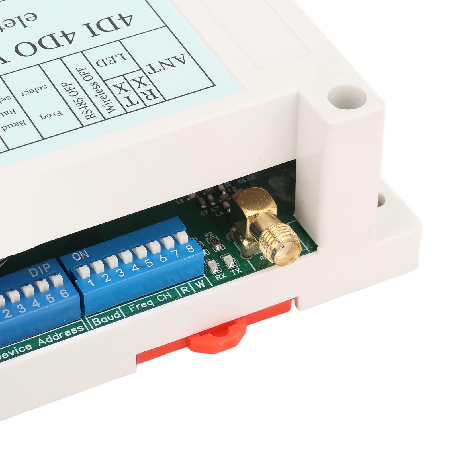 Modulo Relè Wireless con 4 Ingressi/uscite, Ricevitore Trasmettitore RS485,Inclusa - Controlla Facilmente I Tuoi Dispositivi da Remoto(24 V)