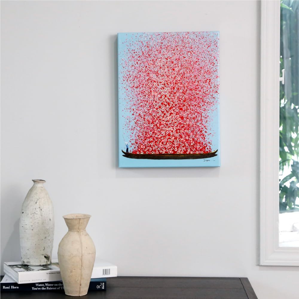Amazon.co.jp: KARE カレ 正規品 絵画 フラワー ボート タッチド