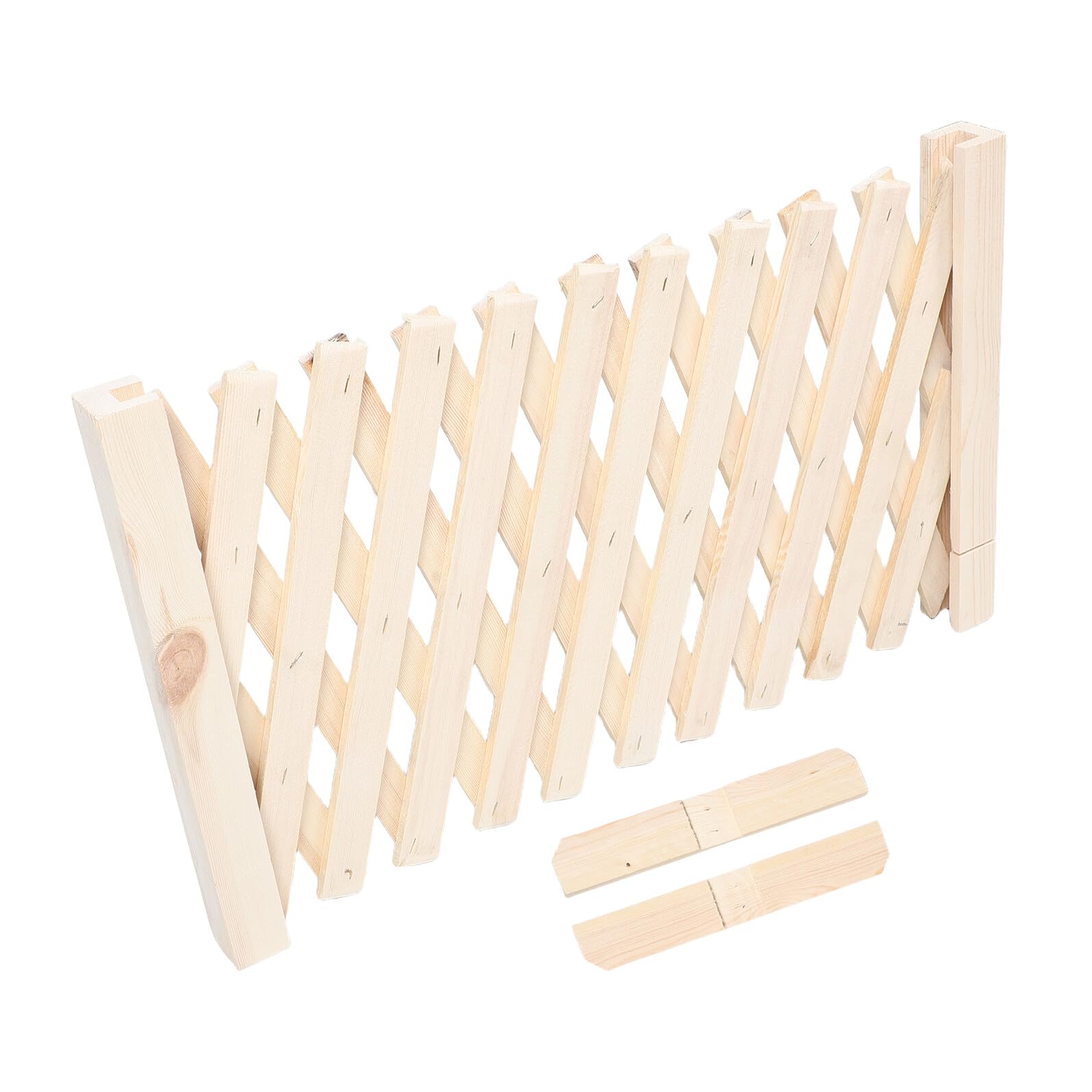 Toddmomy Clôture Rétractable en Bois S Hauteur 35 Cm Barrière pour Chien et Chat Barrière de Sécurité Intérieure Extensible Portail de Séparation pour Animaux de Compagnie