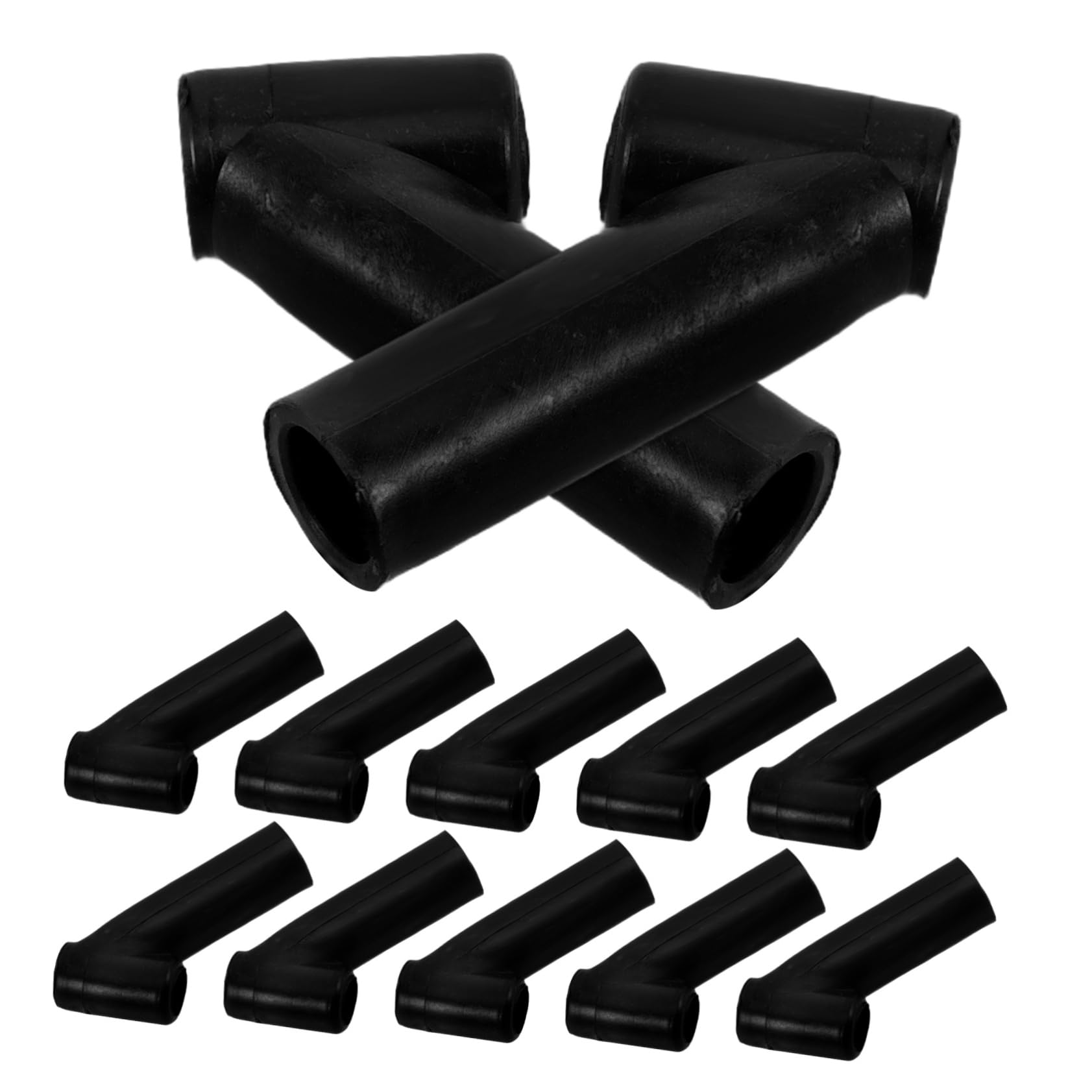 Gogogmee DIY Kite Frame Hardware 12pcs Plastic Kite Parts Angled Straight Connectors Versatile Kit for Kids Adults