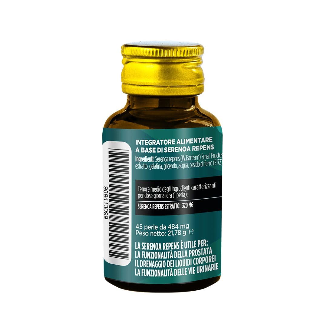 Serenoa Repens 45 Perle Softgels - Estratto 320 mg per Perla - Noebis Pharma (Confezione da 1)
