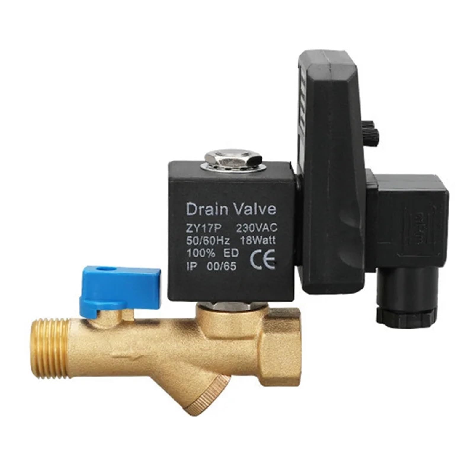 Válvula solenoide de drenaje automático for compresores de aire, filtros secadores, fácil instalación OPT-B-AC220V (una pieza)