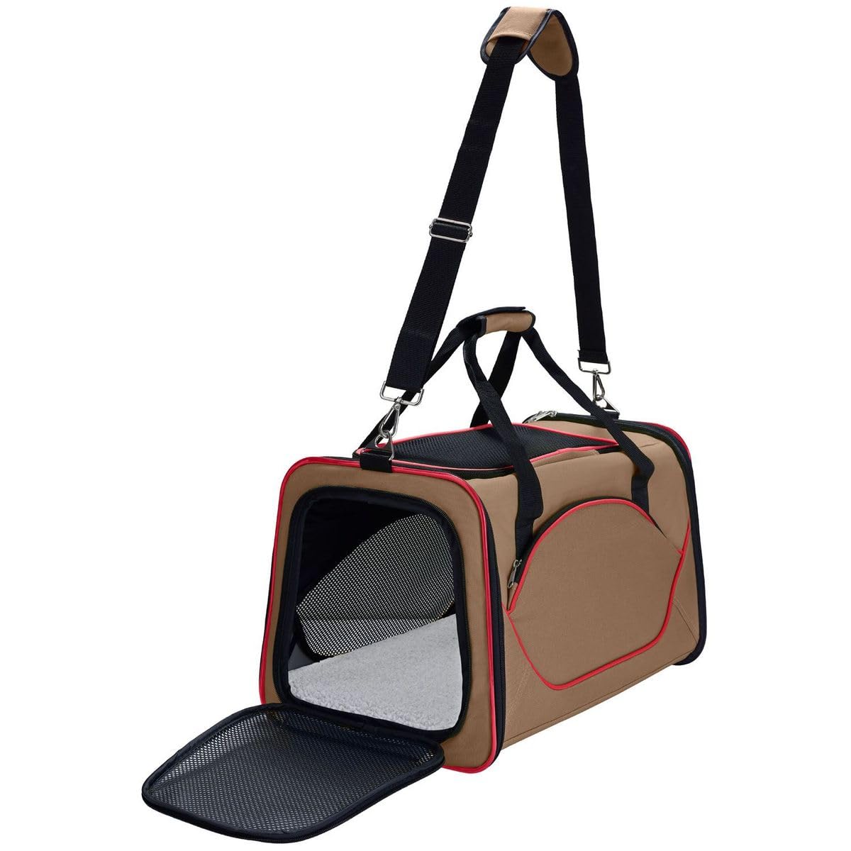 HUNTER Kansas Sac de Transport, Beige/Rouge