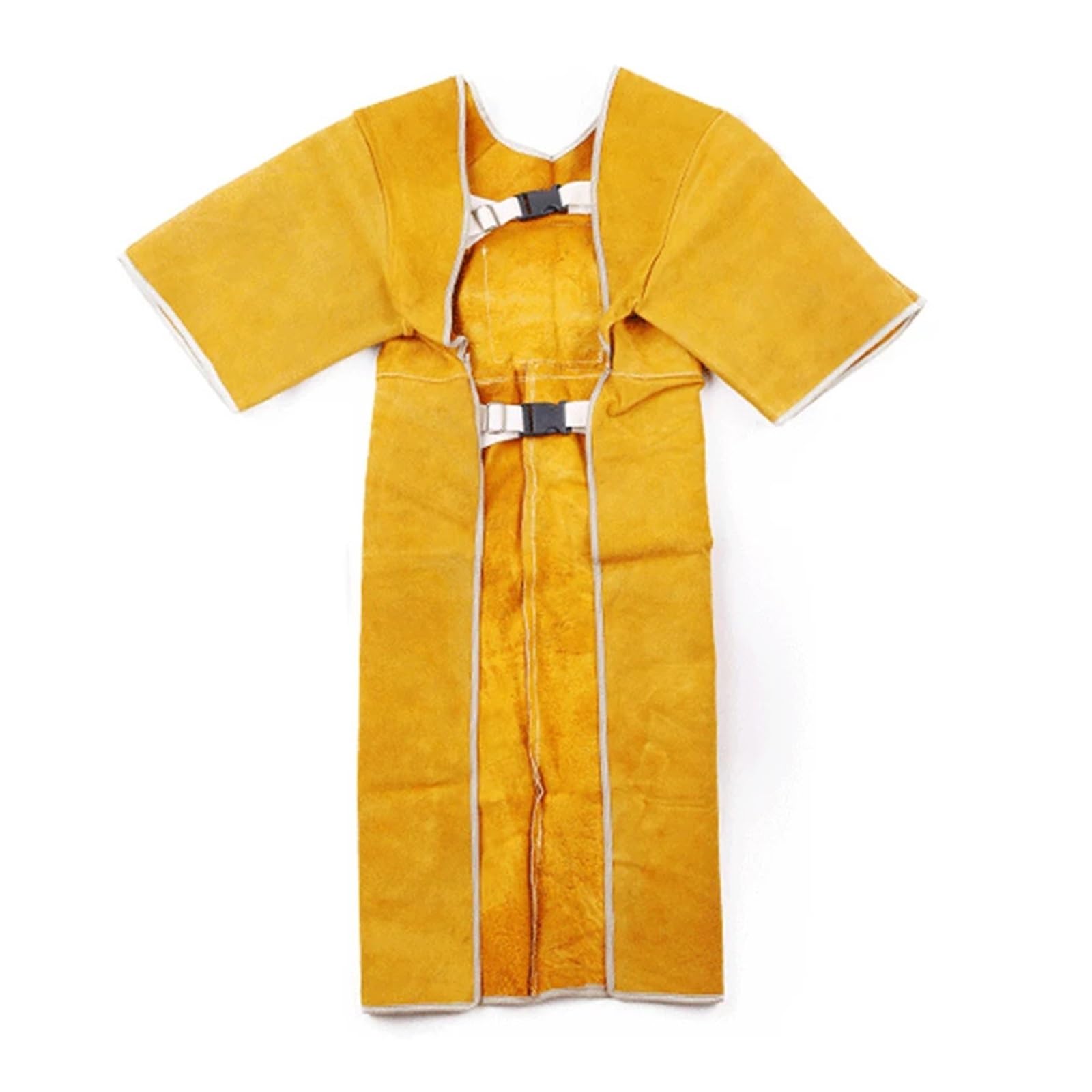 Delantal de Soldadura Profesional, Soldador de Cuero de Vaca, Ropa Protectora, Carpintero, Herrero, Ropa de jardín, Delantal de Trabajo de Color marrón