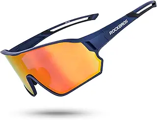 ROCKBROS(ロックブロス)偏光サングラス スポーツサングラス 自転車 超軽量 UV400 アイウェア 偏光レンズ ユニセックス 釣り／野球／ランニング／ゴルフ用