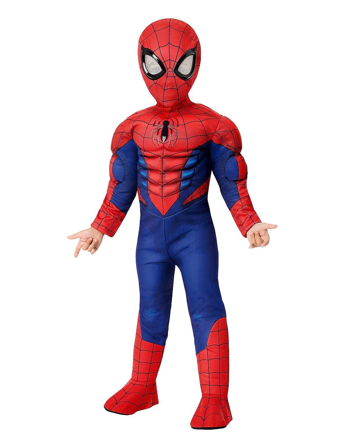 Spirit Halloween Marvel Toddler Spider-Man Muscle Suit Costume Officially licensed Superhero Outfit Padded Jumpsuit