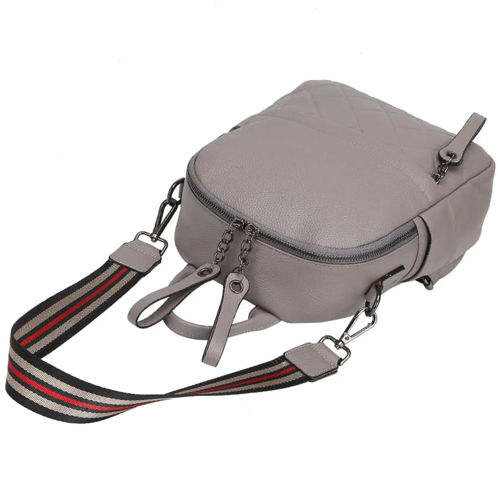 Zaino da viaggio casual for ragazze, for le vacanze, nero, quotidiano per viaggi, shopping e scuola(White)