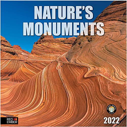 RED EMBER Nature s Monuments 2022 Hangable Wall Calendar - 12 x 24 Opened - Thick & Sturdy Paper - Giftable - Monumental Beauty