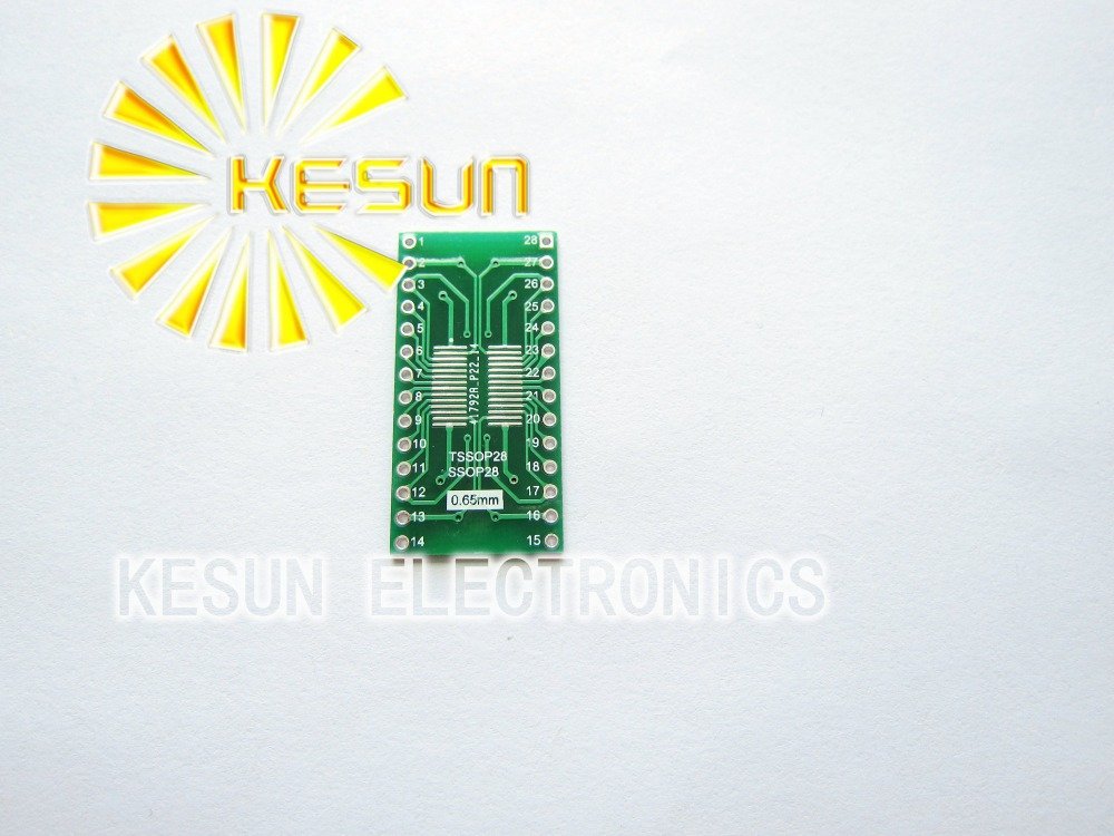 Wiring Connecting Terminals - 10PCS TSSOP28 SSOP28 MSOP28 SOP28 Turn DIP28 28pin IC Adapter Socket/Adapter Plate PCB Suitable for IC Socket Connector