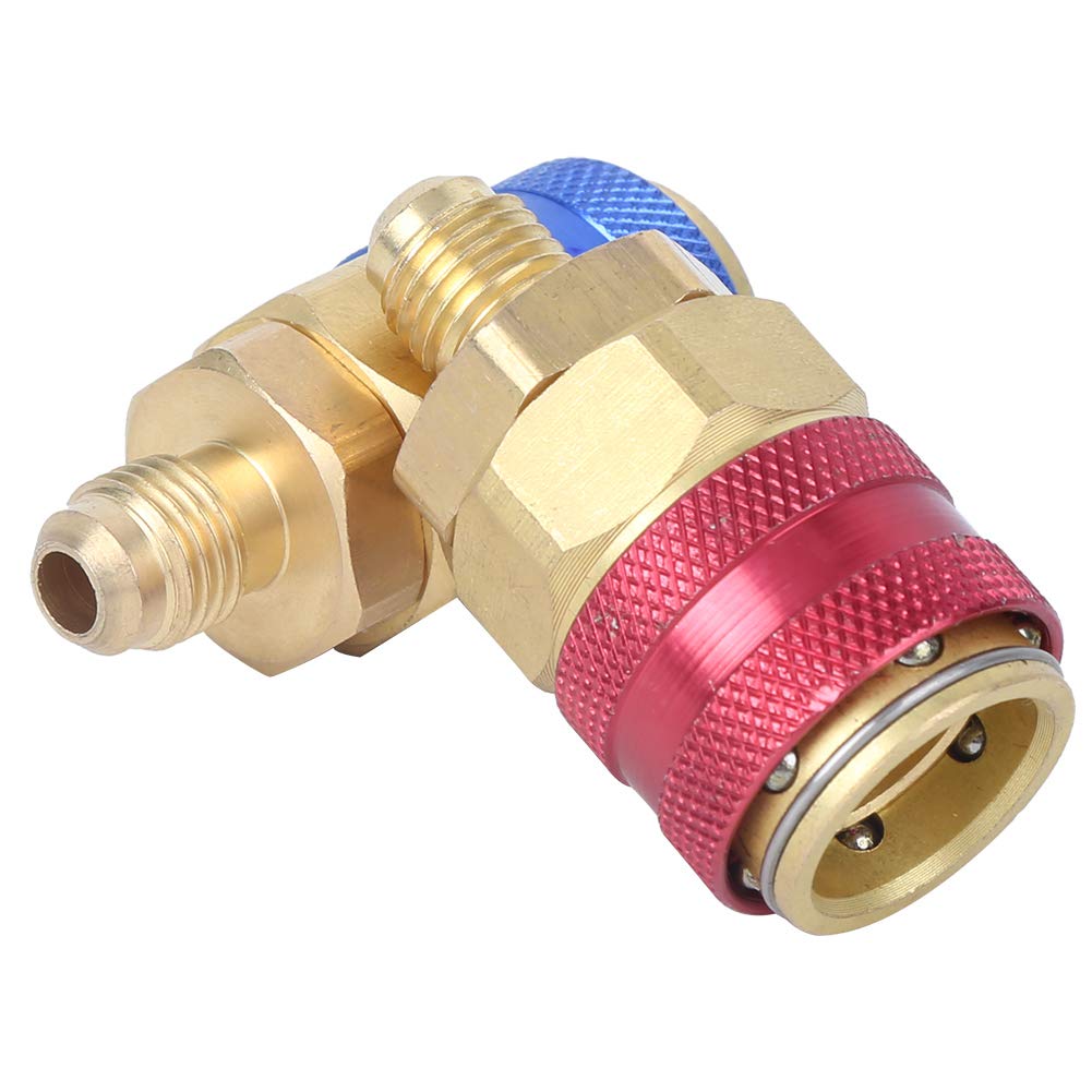 Złącze Szybkozłącza Adapter Wysokiego Ciśnienia do Układów Klimatyzacji z Czynnikiem Chłodniczym R134A Fluor