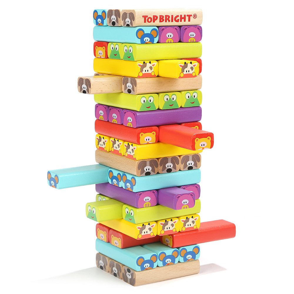 Amazon | Top Bright 積む積むアニマルバランスゲーム タワー