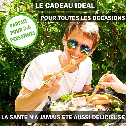 Poêle de camping pour barbecue – Le barbecue thaï original et le hot pot, le barbecue coréen, la casserole mookata thaïlandaise – Image 6