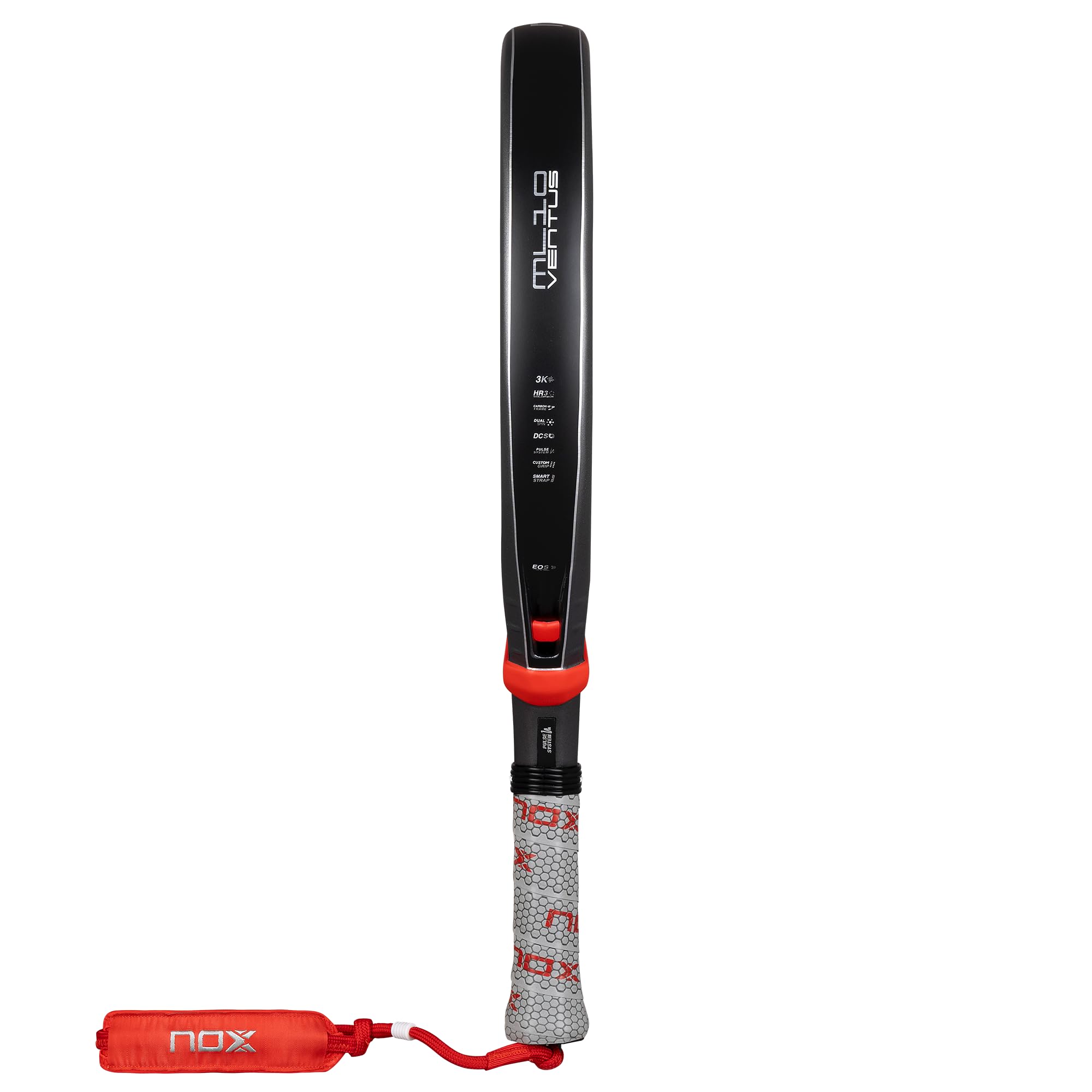 NOX Racchetta da padel ML10 Ventus Control 3K 2026 | Miguel Lamperti Pala Padel di forma rotonda | 3K Carbon Fiber Face, HR3 Colour Eva Core | EOS Tunnel Agility, Custom Grip Comfort, Dual Spin