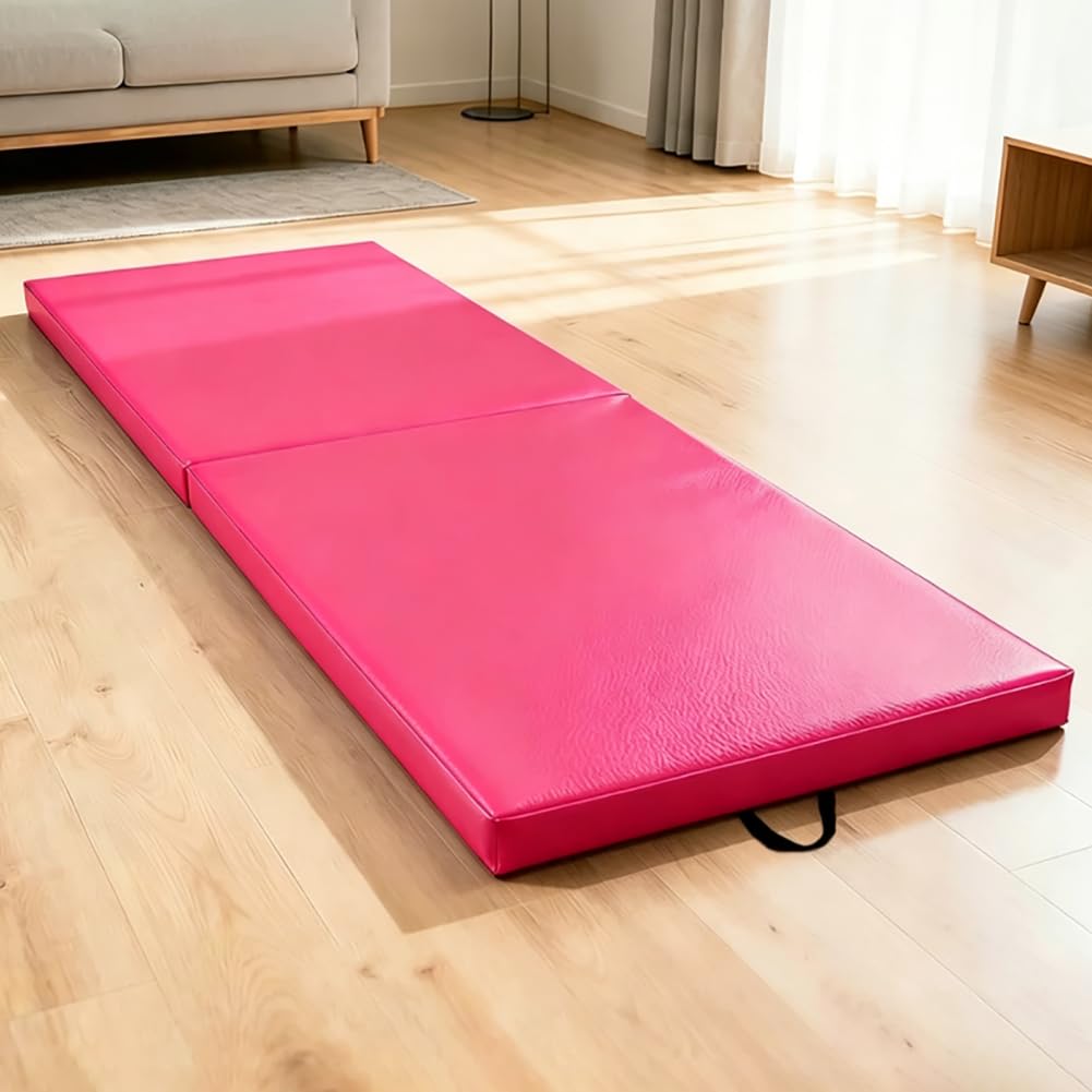 Tappetino Pieghevole Portatile per Ginnastica/Yoga, Tappetino di Sicurezza per Aerobica, Tappetino Arrotolabile Spesso 5 Cm, Adatto per Arti Marziali Miste E Stretching