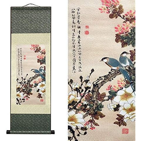 AtfArt Beautiful Silk Scroll Painting Cover