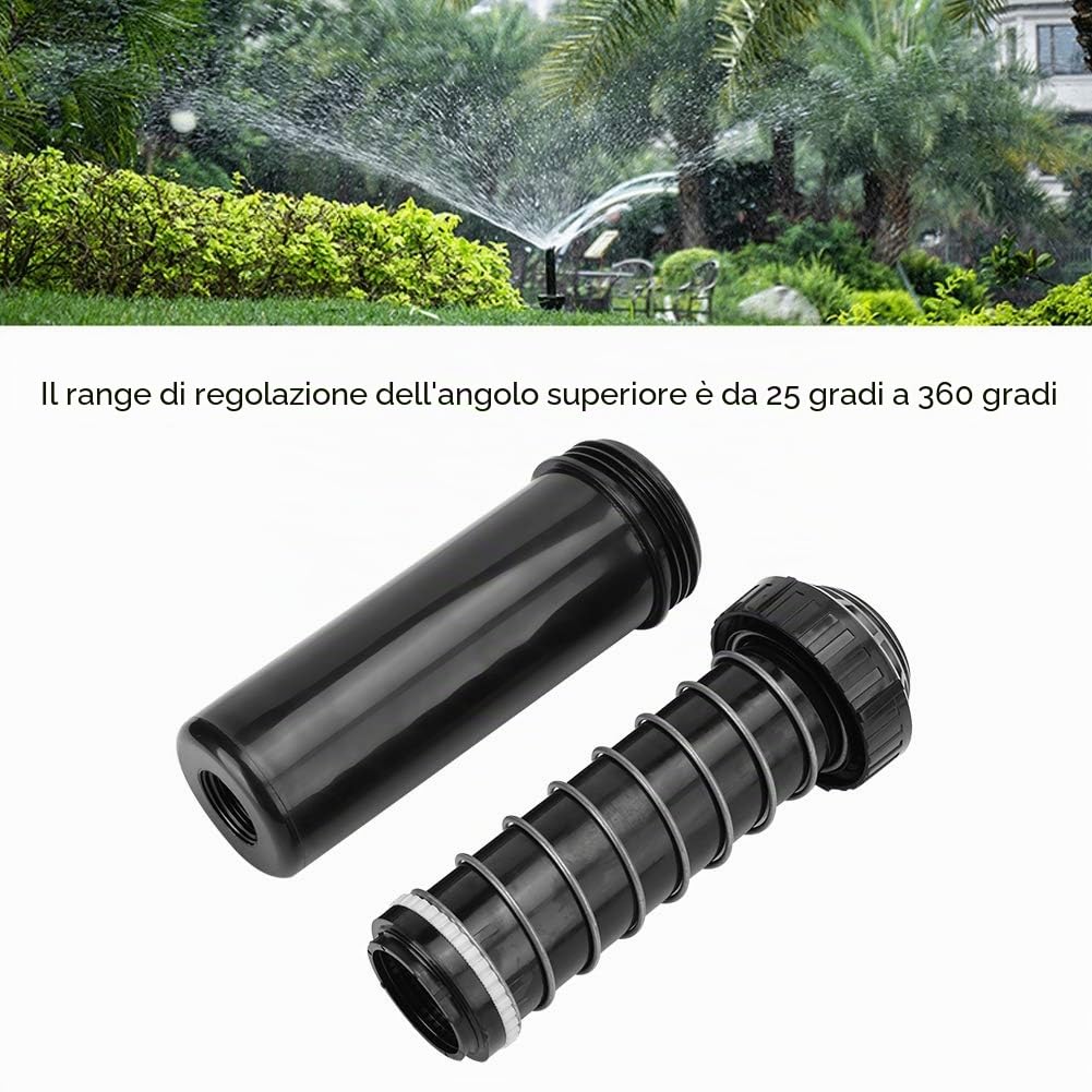 Teste dell'irrigatore DN20 G3/4 Ugello Rotante interrato Sprinkler telescopico Automatico Irrigazione Spruzzatore Giardino Strumenti per l'irrigazione del Prato