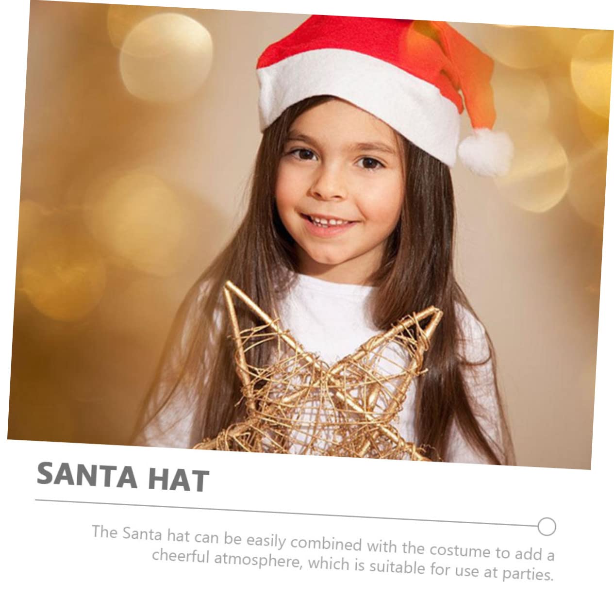 TOPBATHY 12 Pièces bonnet de noel chapeau d'hiver de noël Chapeaux de Noël Couvre-chef de christmas hat christmas de enfants de père pour hommes chiffon