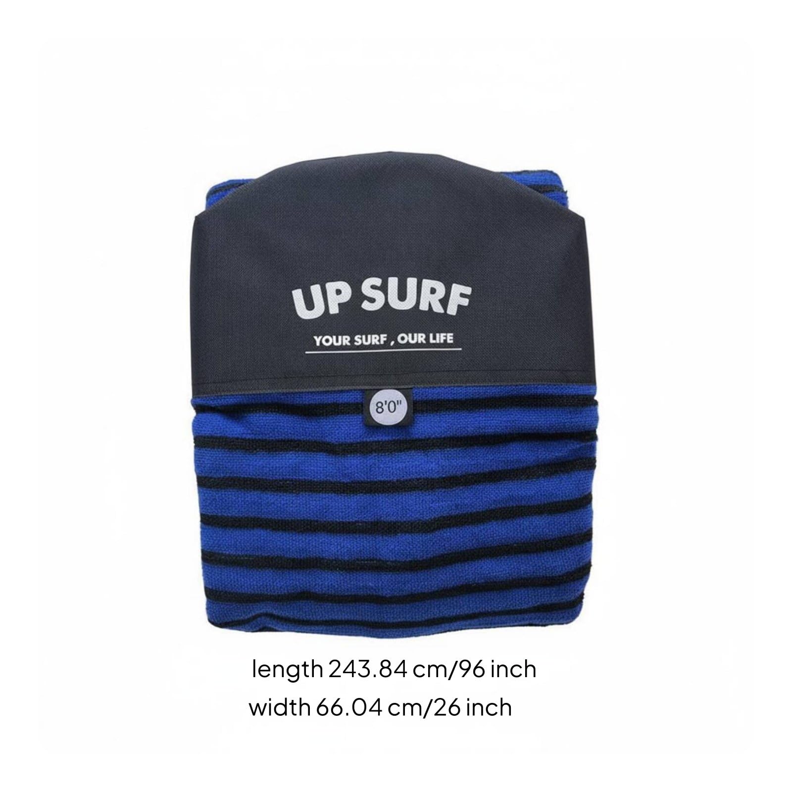 LOVIVER Funda Protectora Tabla Surf Bolsa Calcetín Surf Material Poliéster Refuerzo Acolchado Cierre Cordón Adecuada para Llevar Playa Hogar
