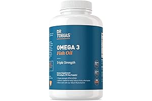 Dr. Tobias Omega 3 Fish Oil: Triple Strength for Optimal Health