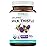 USDA Organic Milk Thistle Capsules - 80% Silymarin Supplement for Liver Support- Super Concentrated 300mg of 30:1 Milk Thistle Extract Equivalent to 9,000mg - Milk Thistle Liver Detox 60 Day Supply