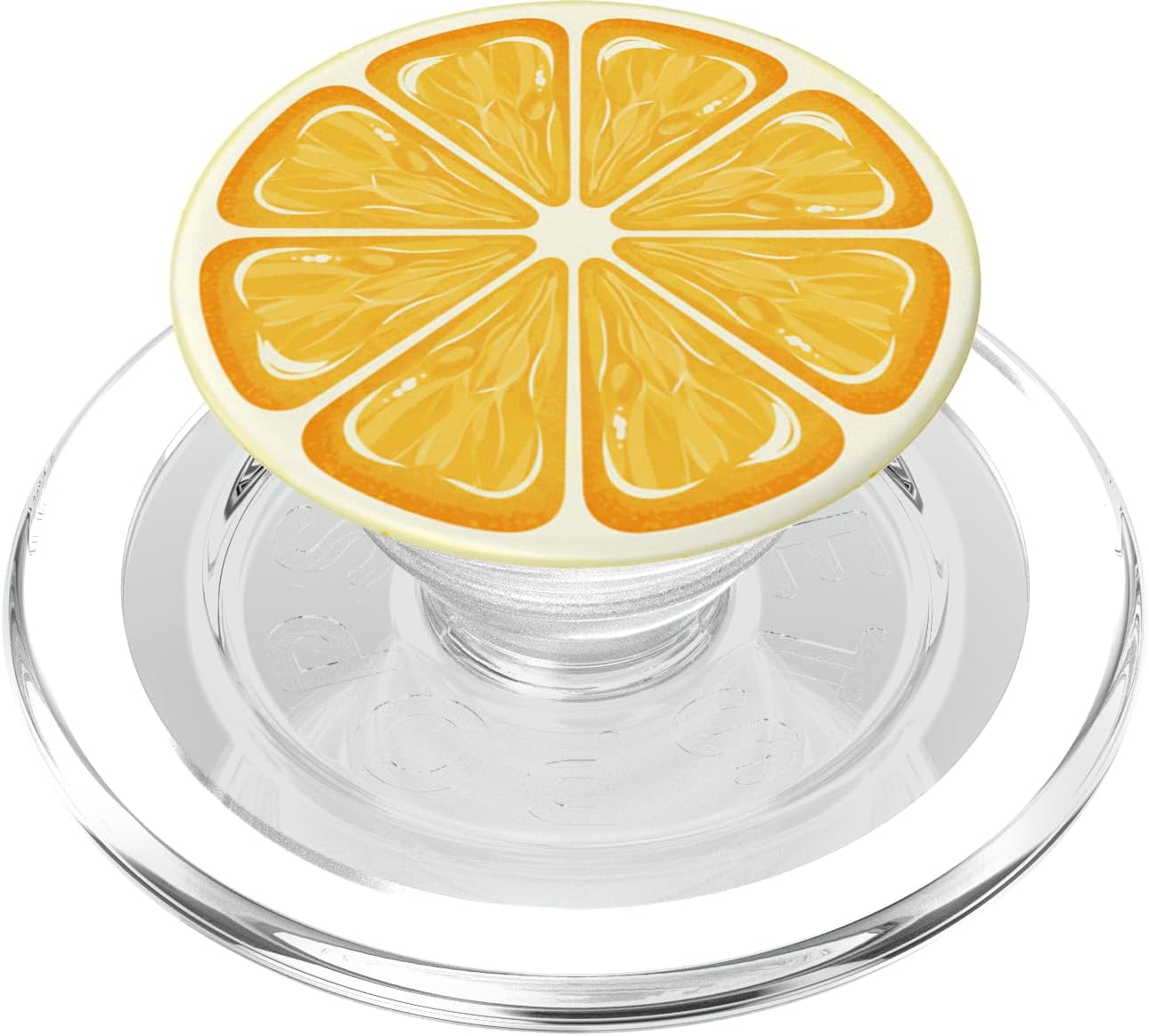 Orange Slice Fruit PopSockets PopGrip for MagSafe