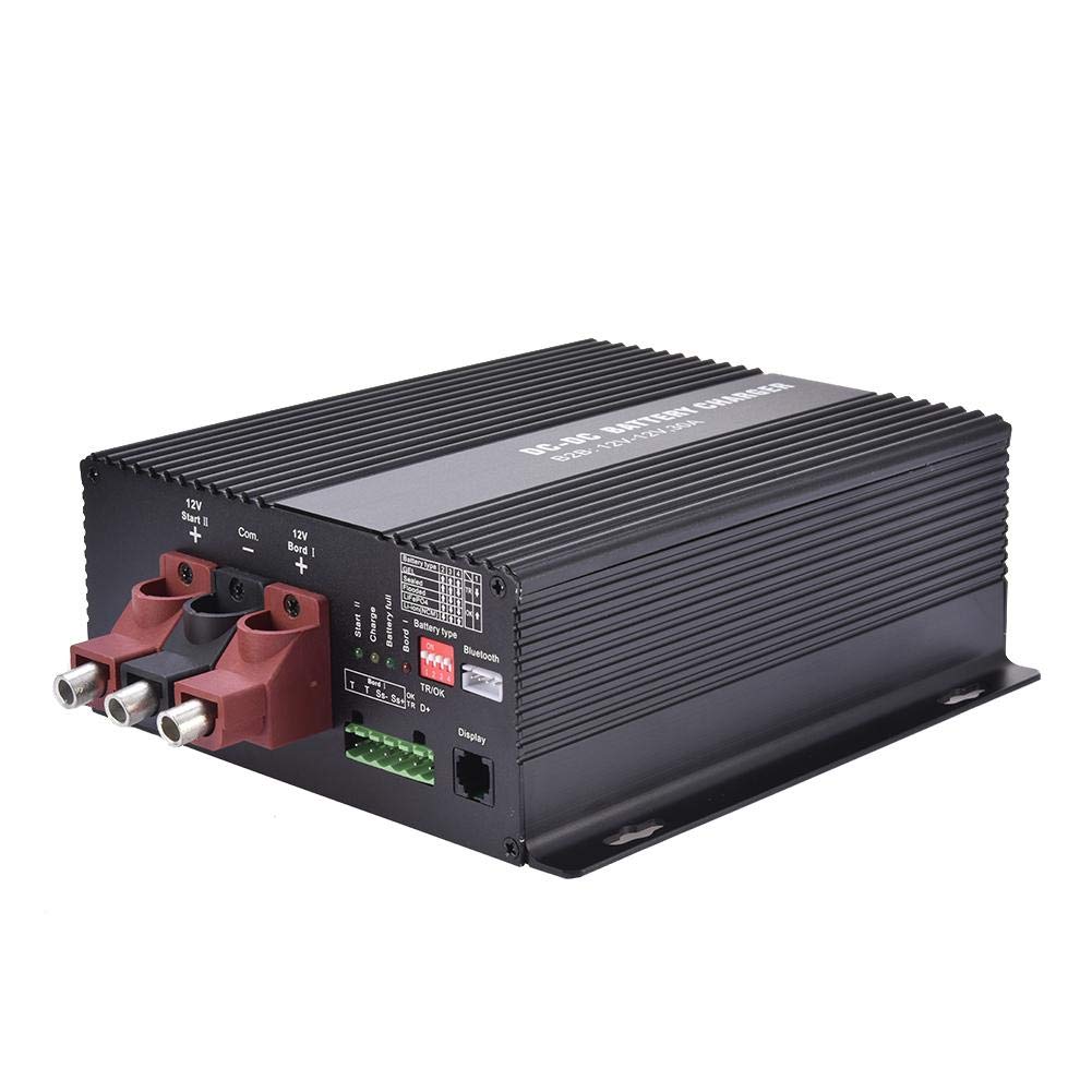 Caricabatterie Per Auto 12V / 30A, Manutentore Automatico Per Batteria Intelligente Con Alimentazione Bancaria Universale Bluetooth Connessione Parallela Automatica E Compensazione Della Carica