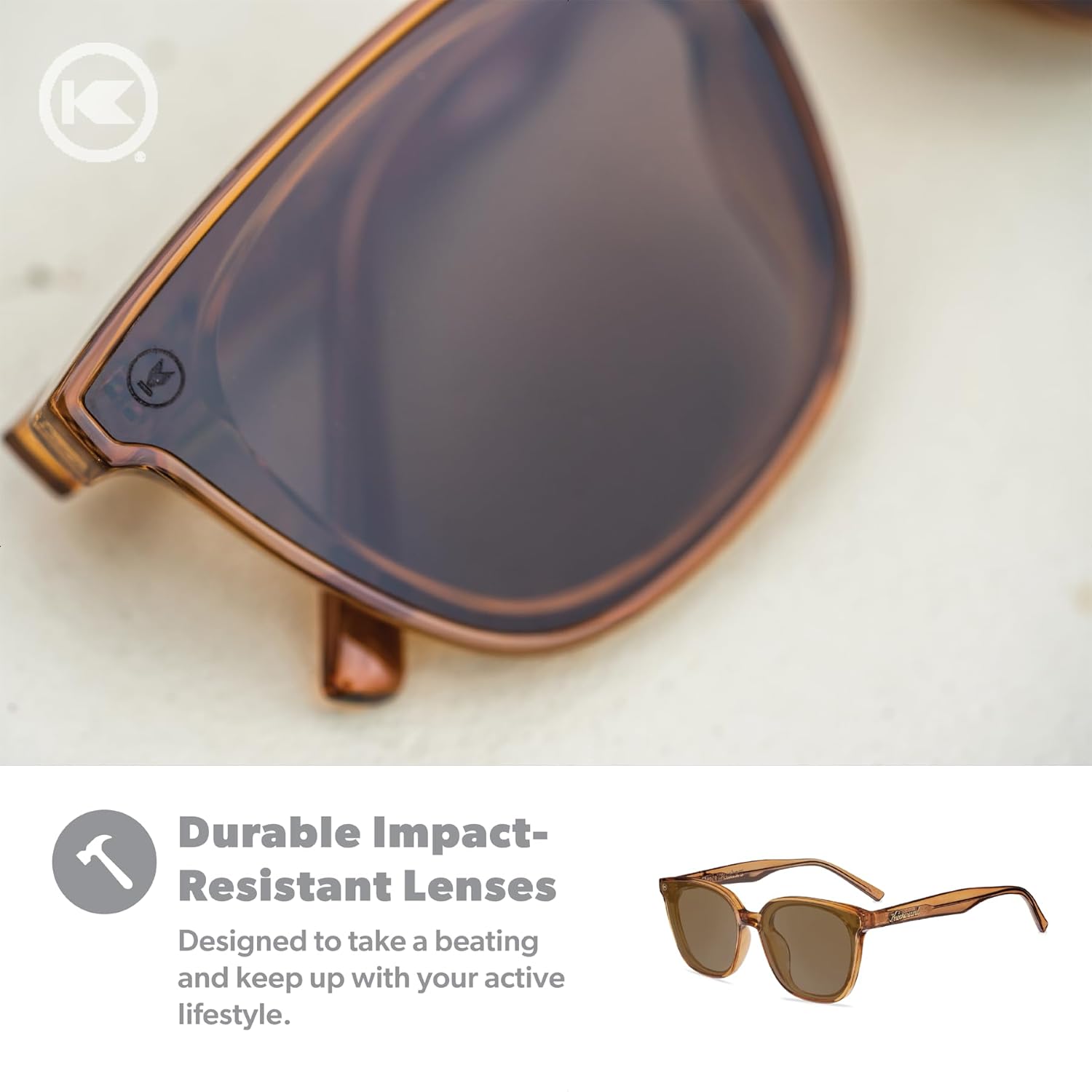 Knockaround Cloud Catchers Polarized Sunglasses for Women & Men - Cat Eye Sunglasses - UV400 Protection - Image 5