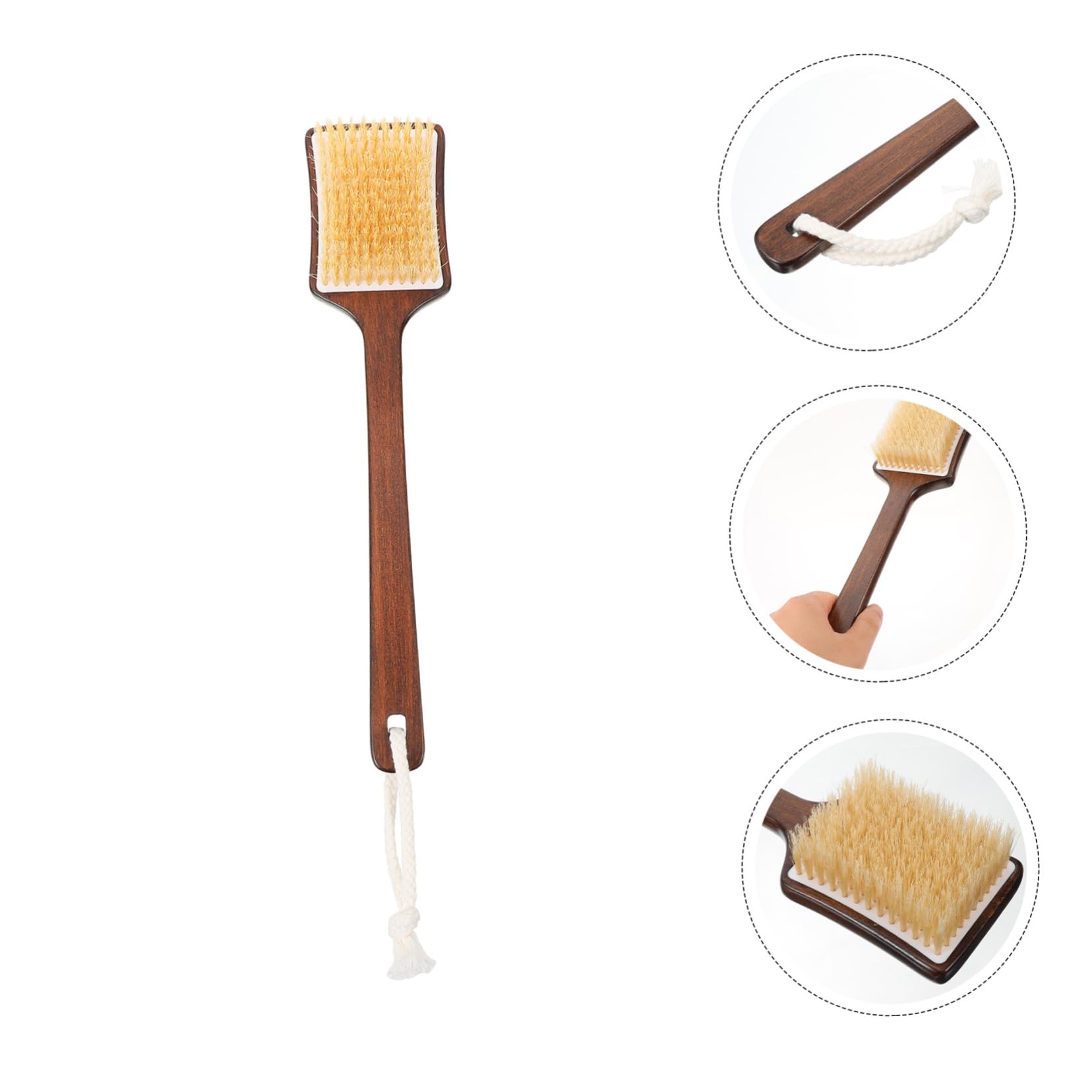 Didiseaon 3 Cepillos De Baño De Pelo De Cepillo De Espalda Para Ducha Para Mujeres Cepillo De Ducha Con Mango Largo Para Hombres Cepillo De Cepillo De Ducha Cepillo De