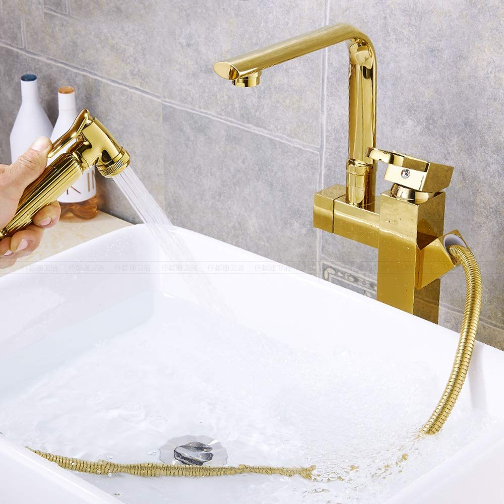 Robinet de cuisine douchette extractible mitigeur retro contre les éclaboussures evier