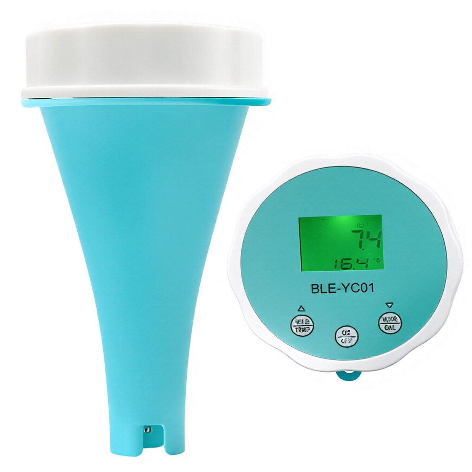 Tester dell'Acqua Intelligente 6 in 1, Kit Bluetooth per Il Test dell'Acqua Domestica con Monitoraggio App, Temperatura PH EC TDS ORP CL, per Acqua Potabile, Pozzo, Città, Piscina, Acquario