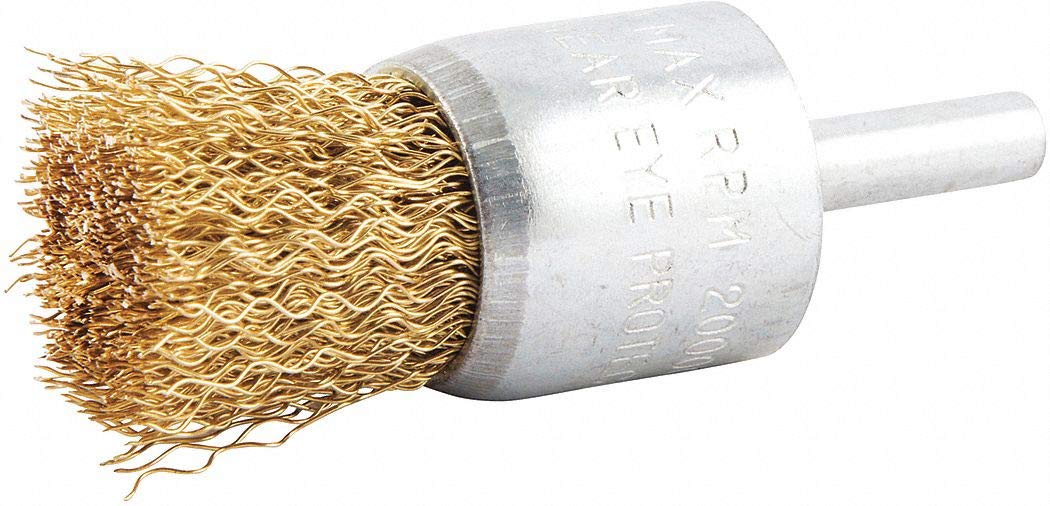 1/4Inshank,7/8Inbristletrimlength,1Incrimpedwireendbrush,0.012Inwiredia,2040023800