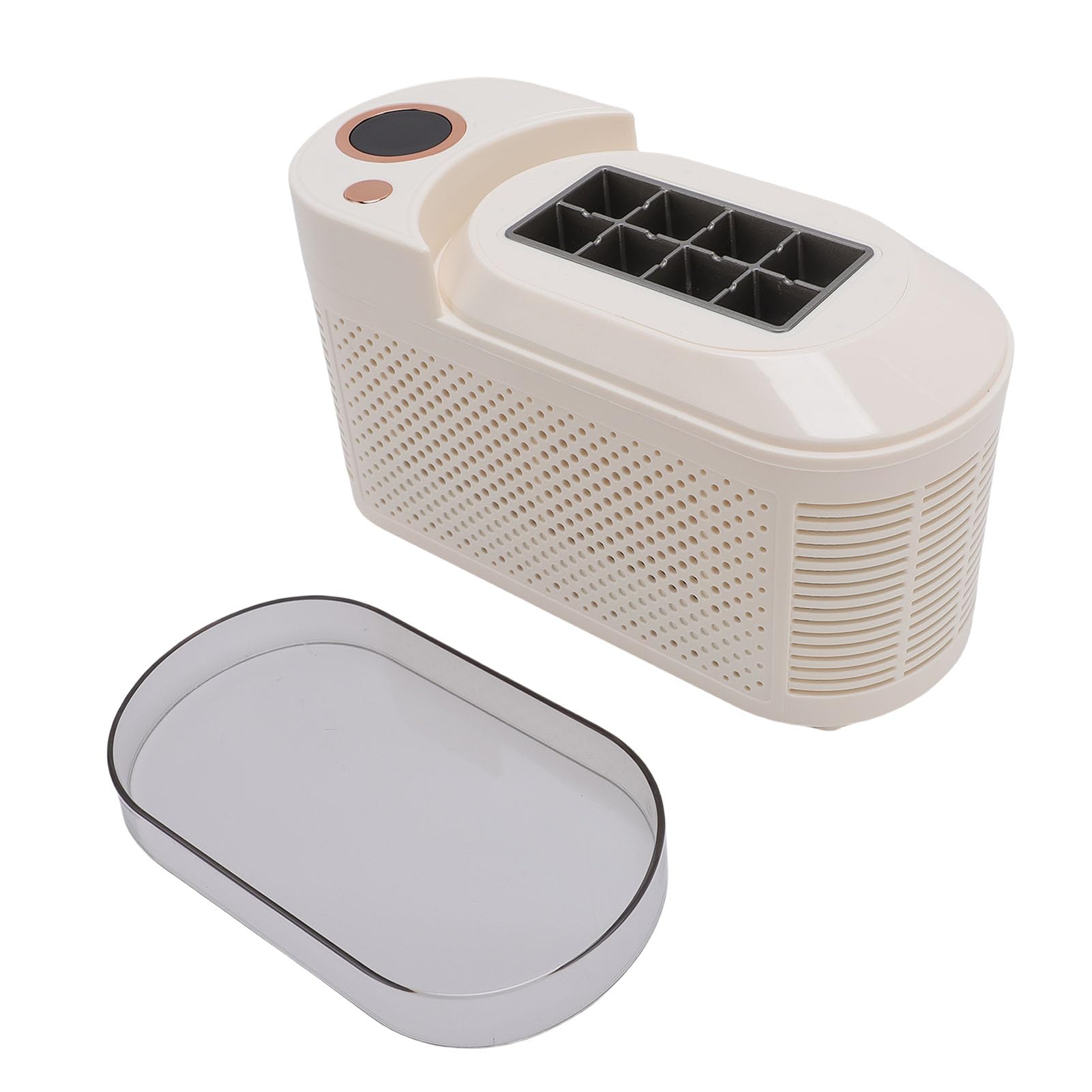 Mini Máquina de Hielo Portátil para Encimera, Fabricación de Hielo Rápida de 120W, 8 Cubos en 10 Minutos para Casa, Camping, RV (Enchufe de la UE)