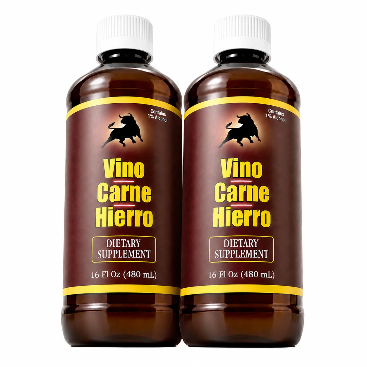 Vino Carne Hierro 16 Fl oz. 2-Pack