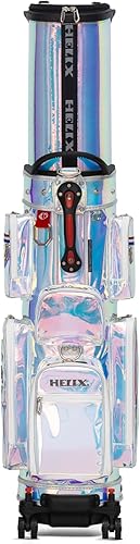 Miniatura 66 de HELIX -Bolsa de carrito de golf de golf, fácil de transportar, bolsa retráctil para carrito de golf con chasis de ruedas de bloqueo y empuñadura