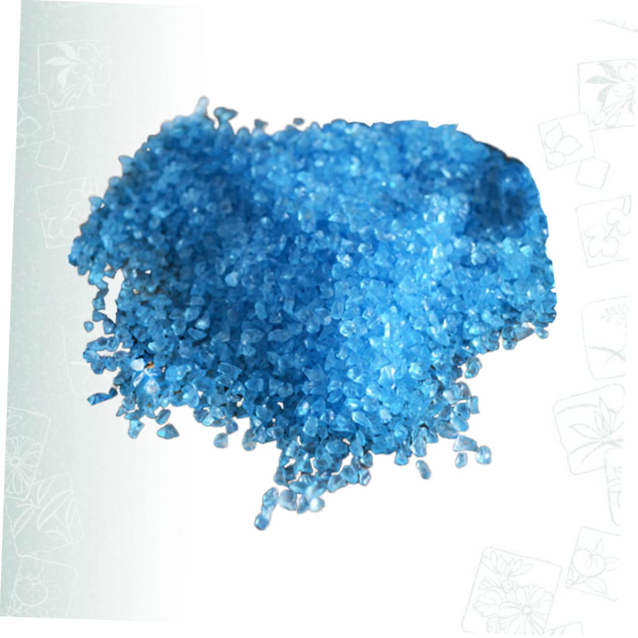 Sable DéCoratif Bleu pour Aquarium - Gravier Naturel SûR pour Poissons Sol De Bac Et Terrarium IdéAl pour DéCoration Et Entretien