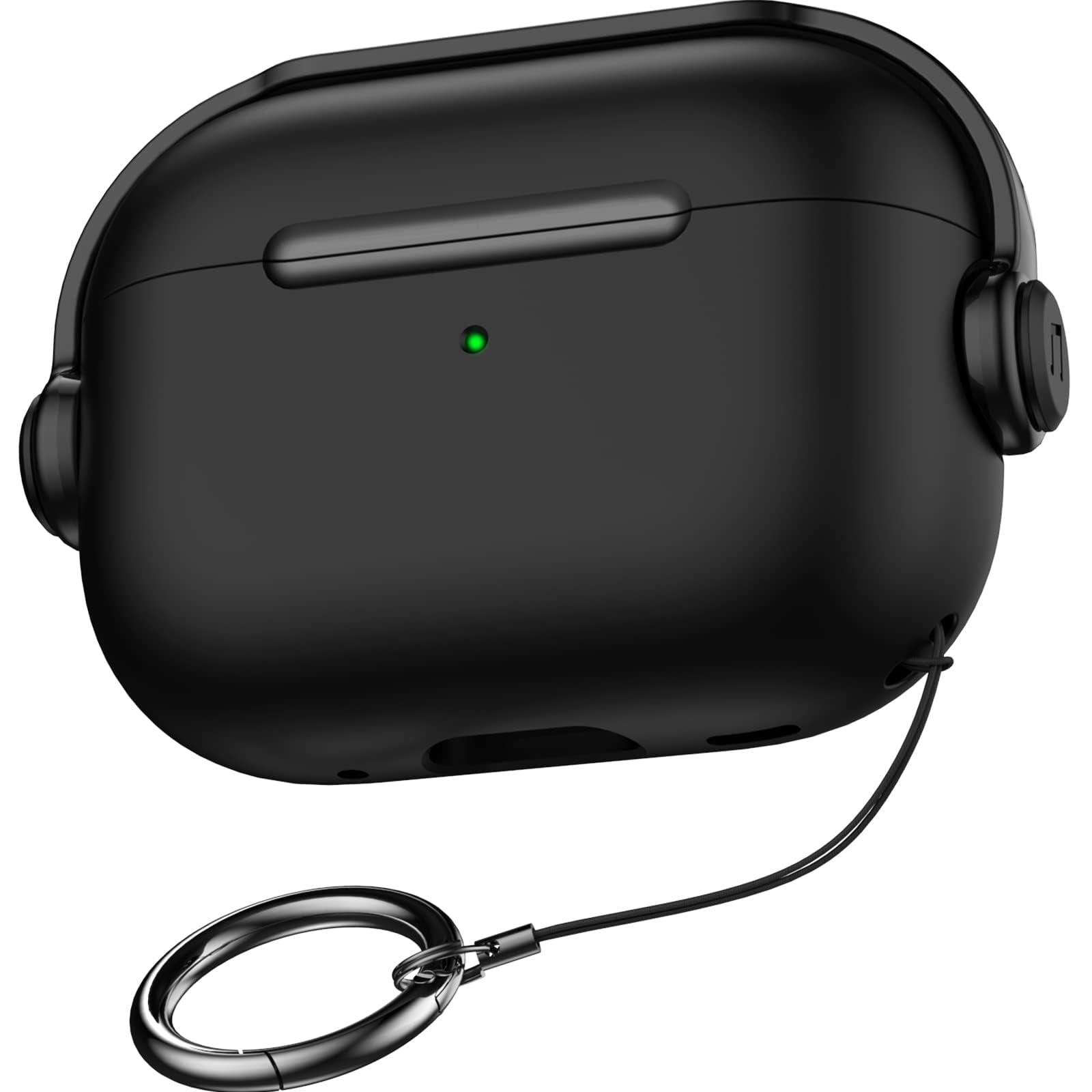 Compatible with AirPods Pro 2 Case Cover for Women Men 2023 2022, Unique Musician Headset Design Case Compatible for Airpods Pro 2nd Generation 2023 2022 and Airpods Pro 1st 2019 with Keychain Black
