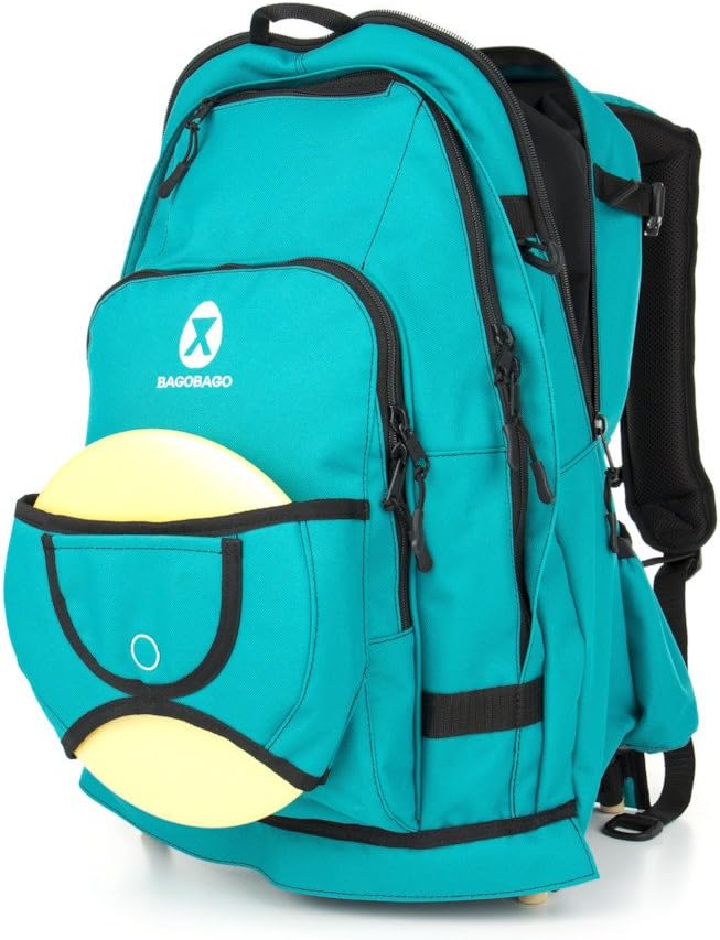 Disc Golf Backpack with Built-in Stool