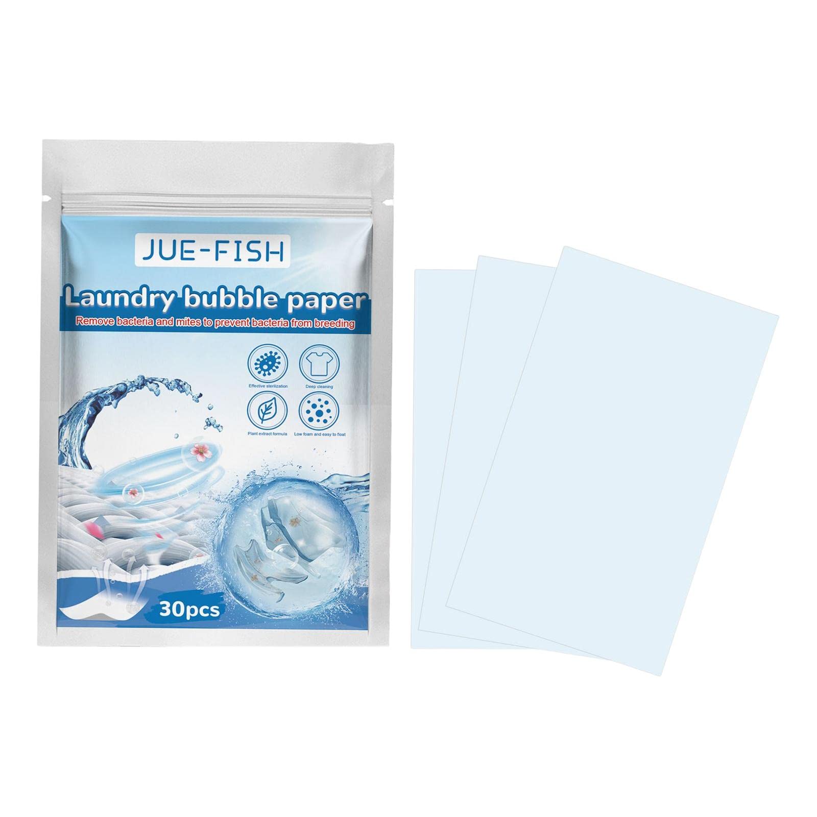 ZOOMELLA 30 Wash Paper Sheets Soap Softener for Washing Machine Cleaning Home & Garden | Household Supplies & Cleaning | Laundry Supplies | Other Laundry Supplies-image-37