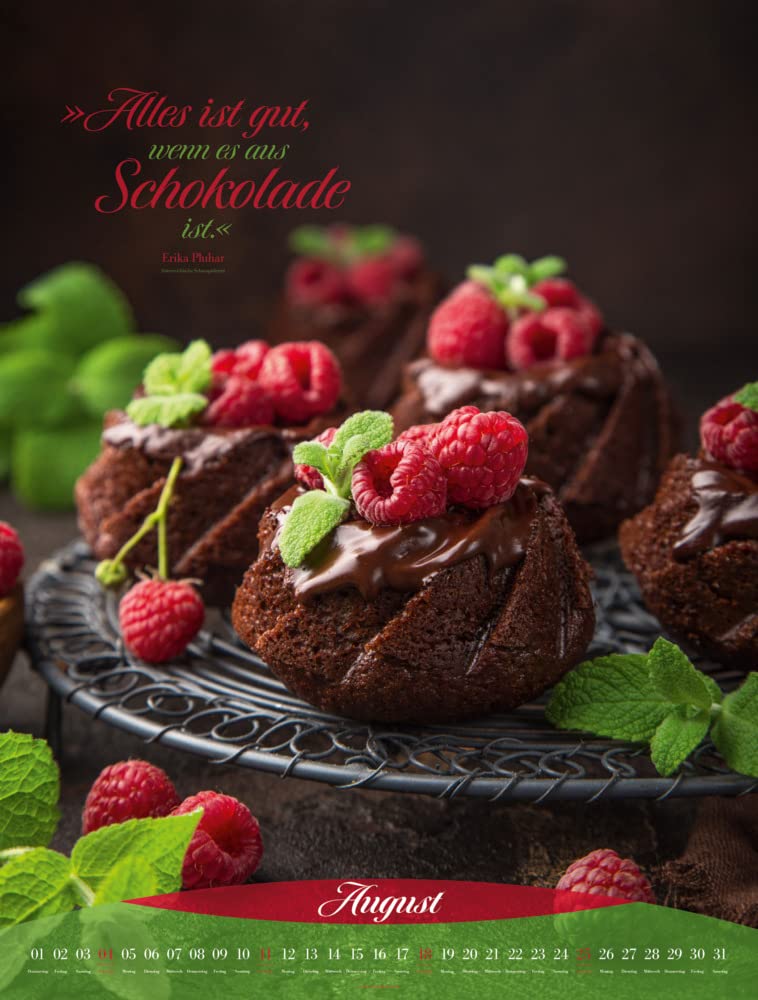 Art Culinaire Kalender 2024, Wandkalender mit Zitaten im Hochformat (50x66 cm) - Lifestyle-Kalender für Küche, Kochliebhaber und Gourmets