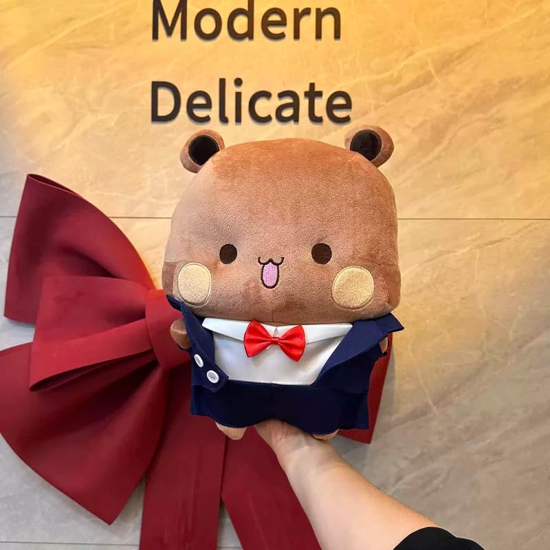 Image of Bubu Dudu Plush Soft Toy-Adorable Cuddly Dudu Groom Plush for Kids and Adults,for Kids,Boyfriend,Girlfriend,Birthdays,Anniversaries,and Collectors-Ultra-Soft,Durable,and Lovable Design