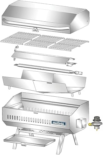 Miniatura 2 de Magma Products, A10-803 Connoisseur Series ChefsMate parrilla portátil a gas